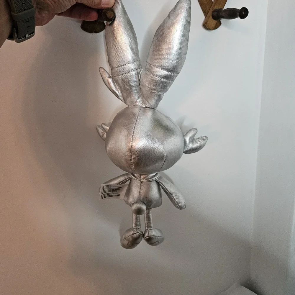 2021 Silver Scorbunny Plush Pokemon 25th Anniversary Rabbit Metallic 15
